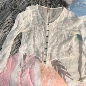 Free People Hook & Eye crop top size 8